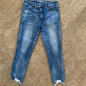 American Eagle Next Level Stretch Hi Rise Jegging Crop, Size 12
